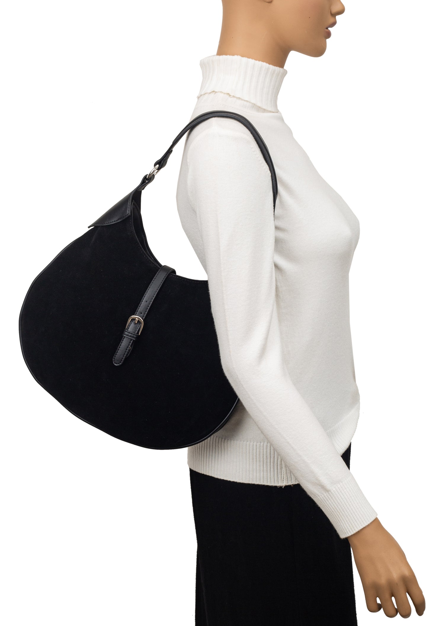 Amandine Curved Hobo Bag