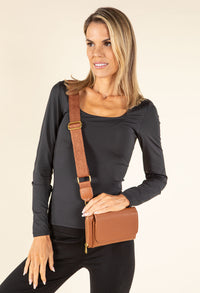 Multi Compartment Cross Body Bag