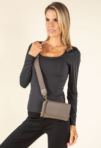Multi Compartment Cross Body Bag