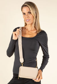 Multi Compartment Cross Body Bag