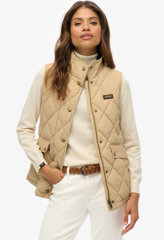 Cord Trimmed Liner Gilet