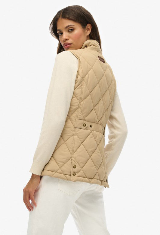 Cord Trimmed Liner Gilet