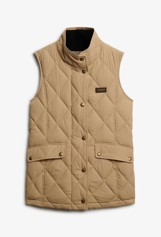 Cord Trimmed Liner Gilet