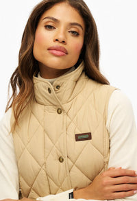 Cord Trimmed Liner Gilet