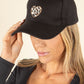 Leopard Heart Baseball Cap
