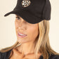 Leopard Heart Baseball Cap