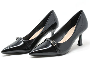 Single Strap Court Heel
