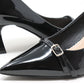 Single Strap Court Heel