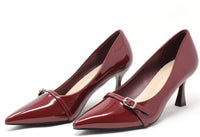 Single Strap Court Heel