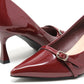 Single Strap Court Heel