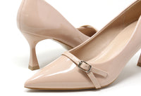 Single Strap Court Heel
