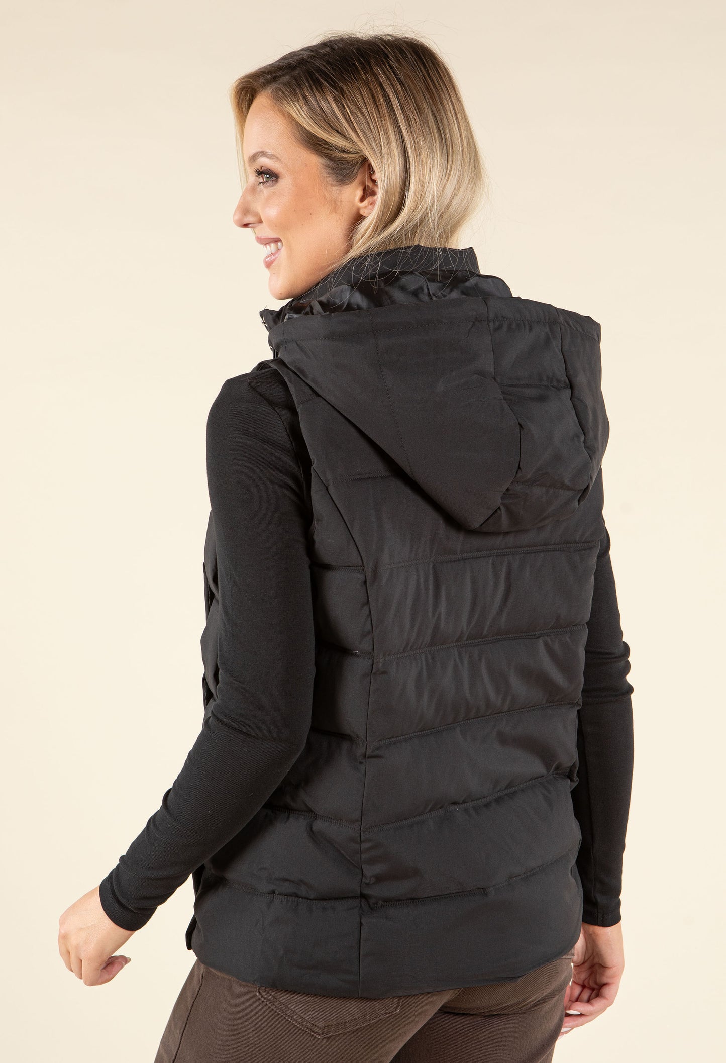 Geometric Design Quilted Gilet