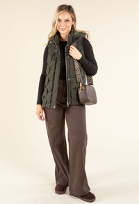Geometric Design Quilted Gilet
