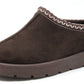Chocolate Trim Low Slip On Boot