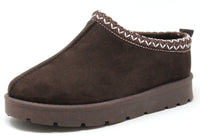 Chocolate Trim Low Slip On Boot