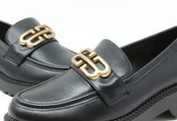 Soft Golden Buckle Loafer