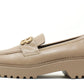 Soft Golden Buckle Loafer