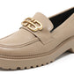 Soft Golden Buckle Loafer