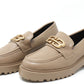 Soft Golden Buckle Loafer
