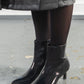 Kitten Heeled Ankle Boot
