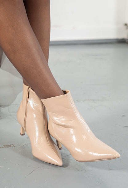 Kitten Heeled Ankle Boot