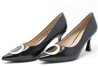 Court Heel With Soft Gold Buckle