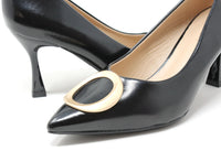 Court Heel With Soft Gold Buckle