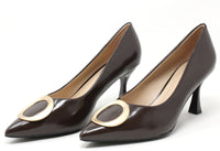 Court Heel With Soft Gold Buckle