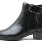 Wide Buckle Ankle Boot