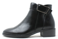 Wide Buckle Ankle Boot