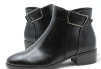 Wide Buckle Ankle Boot