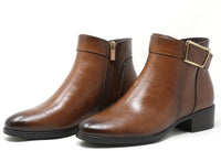 Wide Buckle Ankle Boot