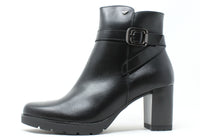 Cross Buckle Ankle Boot