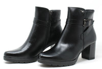 Cross Buckle Ankle Boot