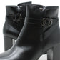 Cross Buckle Ankle Boot