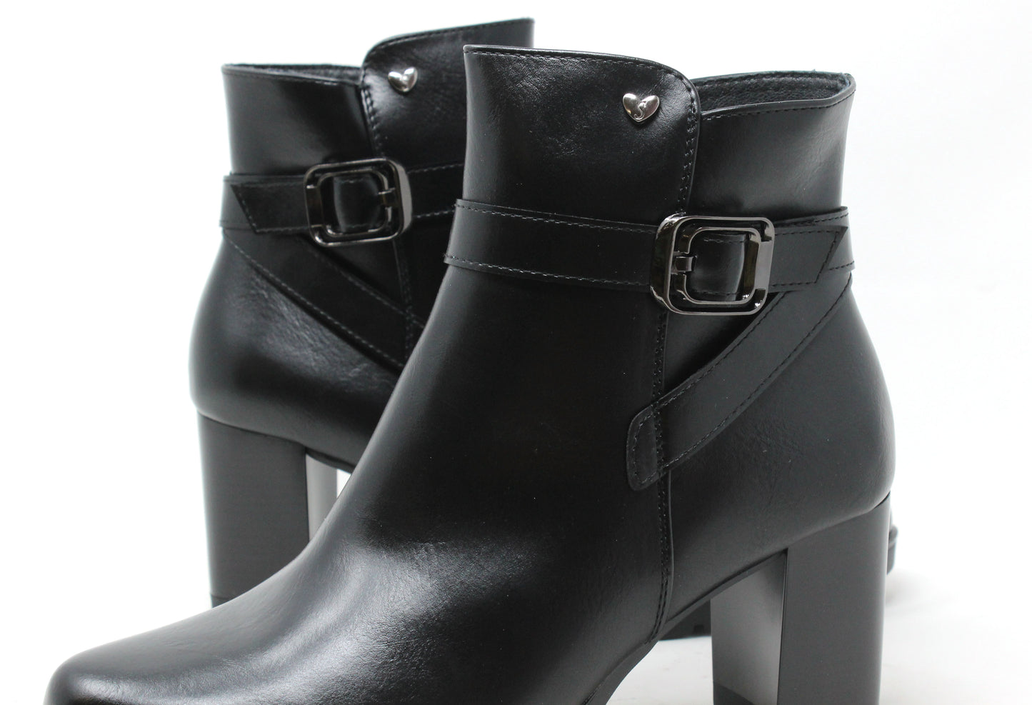 Cross Buckle Ankle Boot