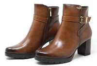 Cross Buckle Ankle Boot