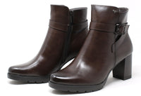 Cross Buckle Ankle Boot