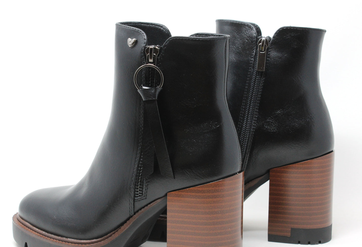 Ring Zip Ankle Boot