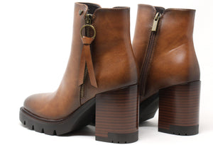 Ring Zip Ankle Boot