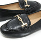 Faux Snake Effect Loafer