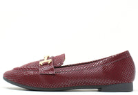 Faux Snake Effect Loafer