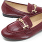 Faux Snake Effect Loafer