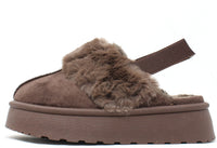 Flatform Faux Fur Trim Boots