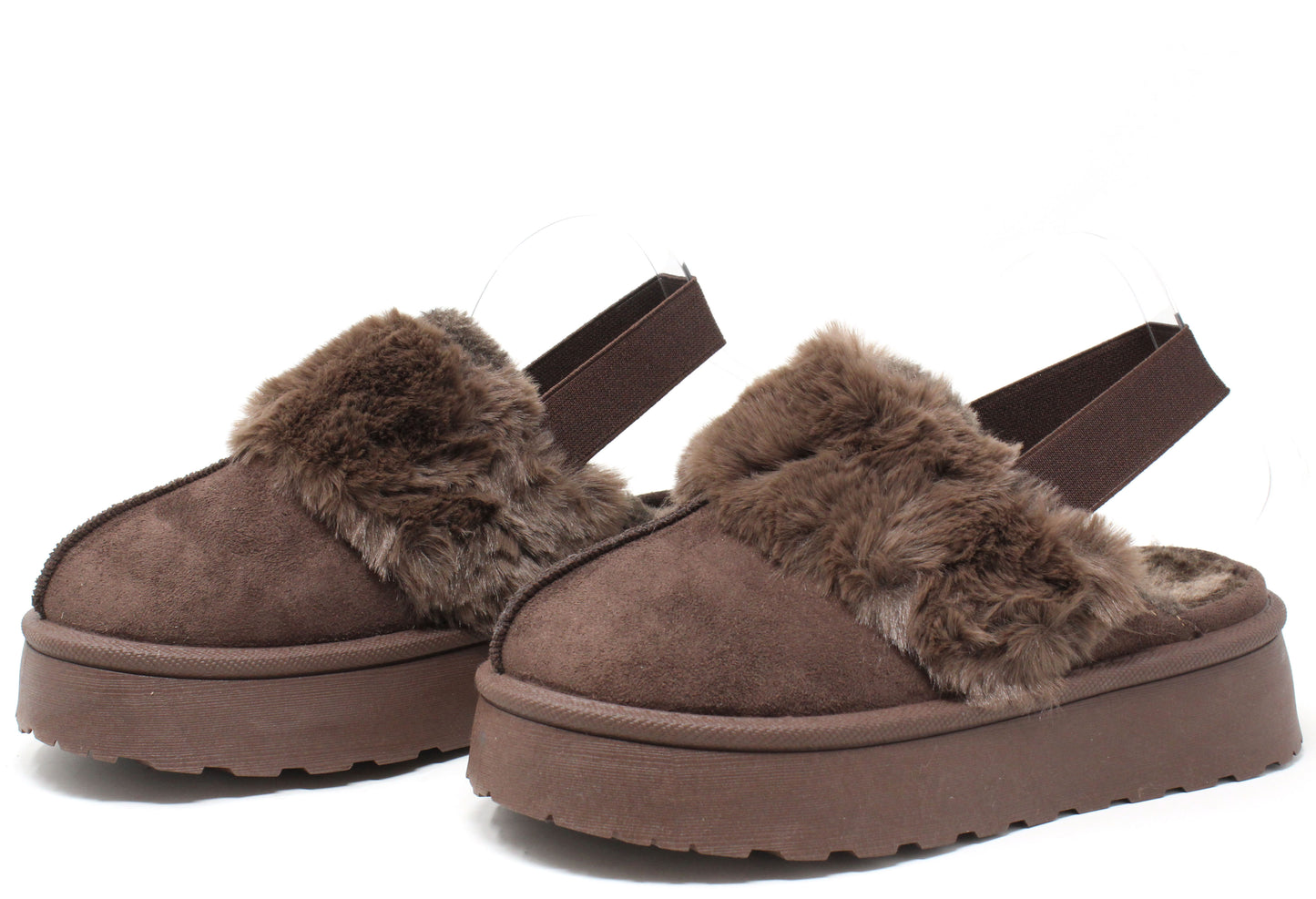 Flatform Faux Fur Trim Boots