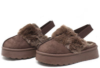Flatform Faux Fur Trim Boots