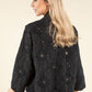 Floral Embroidered Quilted Jacket