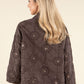 Floral Embroidered Quilted Jacket