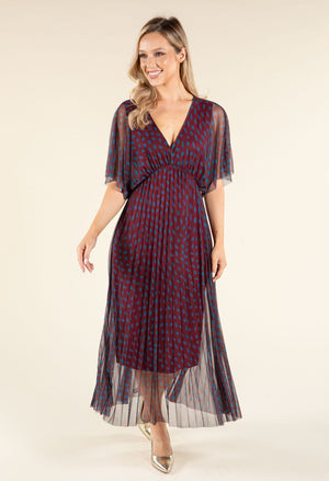 Polka Dot Mesh Dress