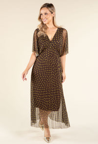 Polka Dot Mesh Dress